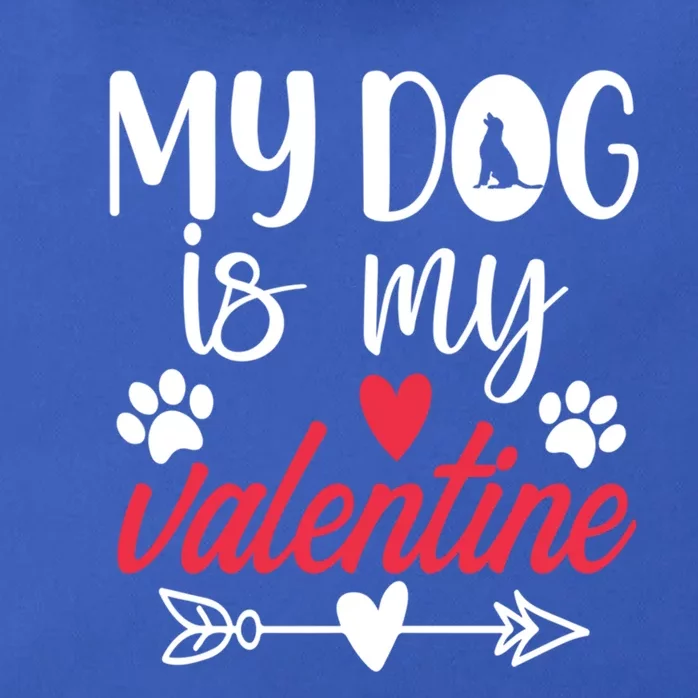 My Dog Is My Valentine Labrador Retriever Valentines Day Funny Gift Zip Tote Bag