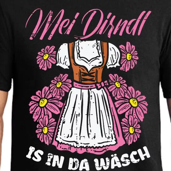 Mei Dirndl In Da Wasch Oktoberfest Funny German Pajama Set