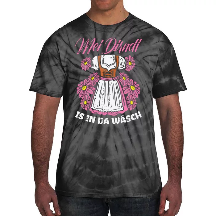 Mei Dirndl In Da Wasch Oktoberfest Funny German Tie-Dye T-Shirt