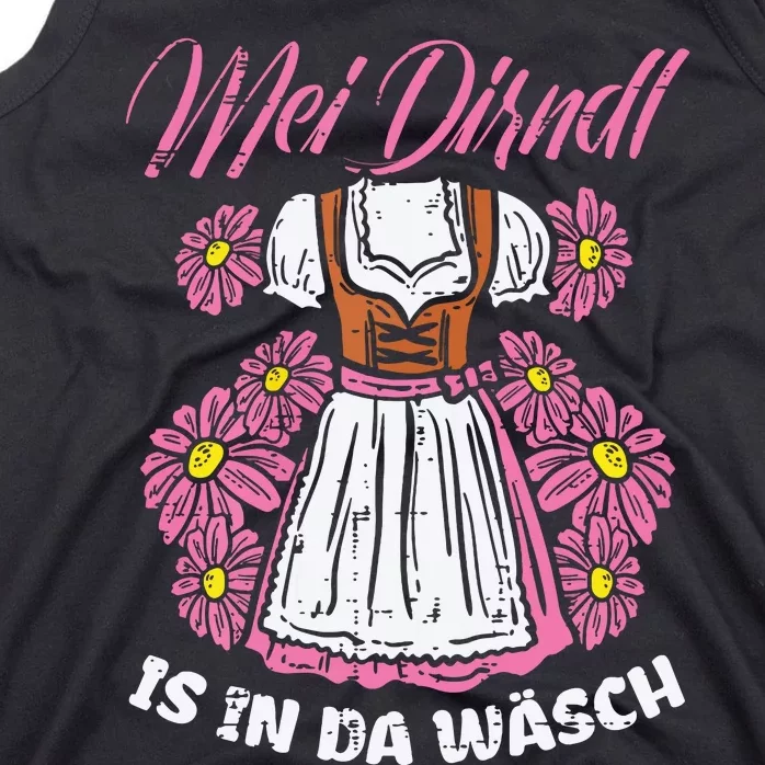 Mei Dirndl In Da Wasch Oktoberfest Funny German Tank Top