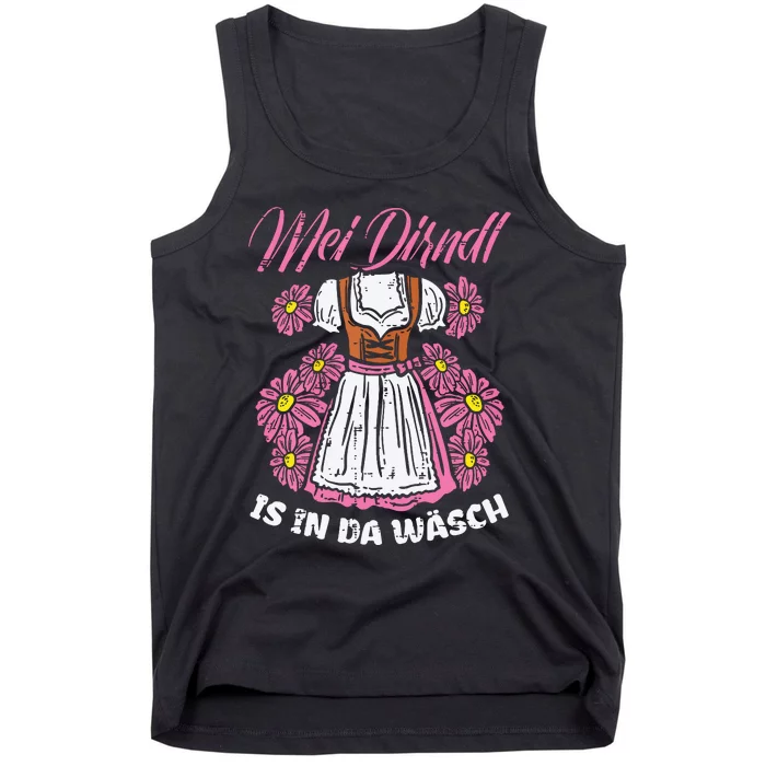 Mei Dirndl In Da Wasch Oktoberfest Funny German Tank Top