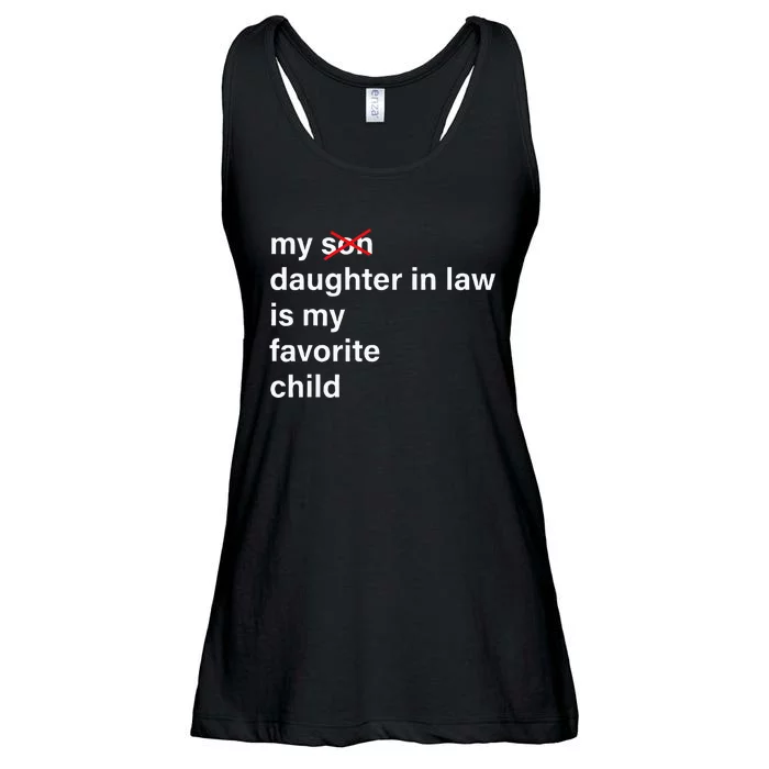 My Daughter In Law Is My Favorite Child FatherS Day In Law Ladies Essential Flowy Tank