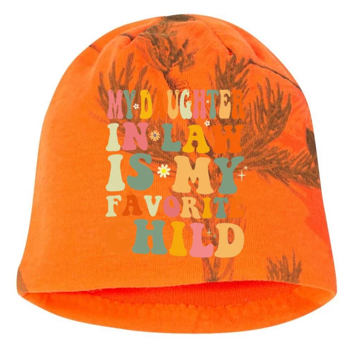 My Daughter In Law Is My Favorite Child Daughter Law Funny Kati - Camo Knit Beanie