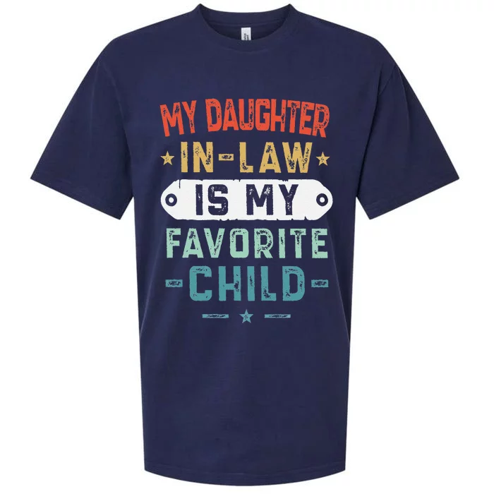 My Daughter In Law Is My Favorite Child Funny Family Gifts Sueded Cloud Jersey T-Shirt