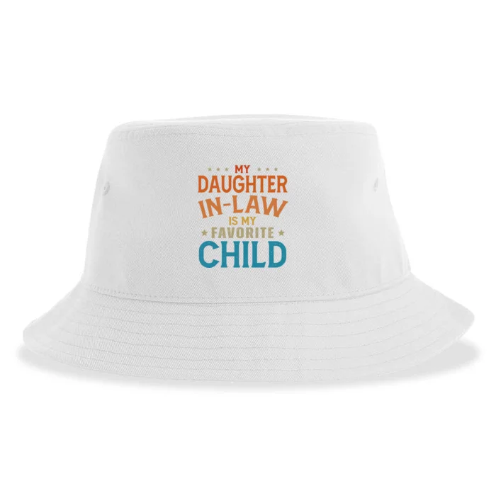 My Daughter In Law Is My Favorite Child Vintage Sustainable Bucket Hat