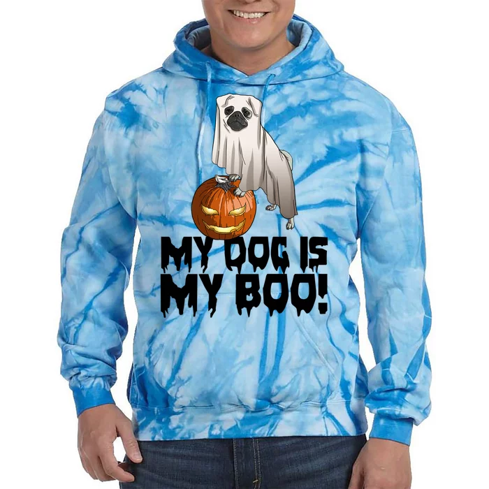 My Dog Is My Boo Halloween Day Scary Great Gift Tie Dye Hoodie