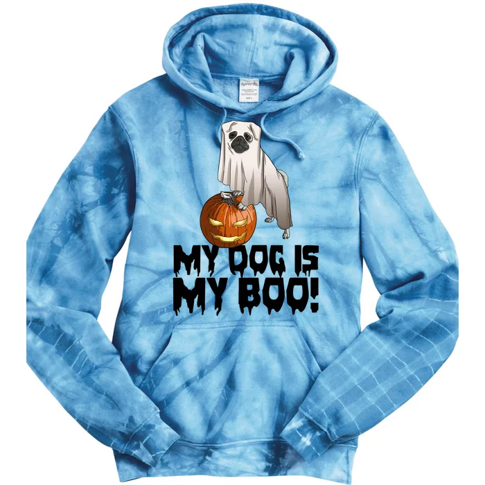 My Dog Is My Boo Halloween Day Scary Great Gift Tie Dye Hoodie