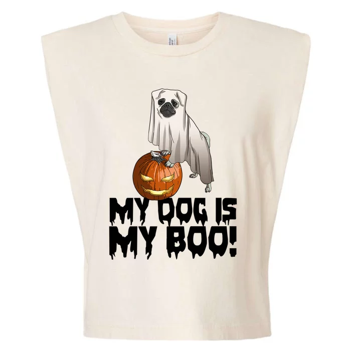 My Dog Is My Boo Halloween Day Scary Great Gift Garment-Dyed Women's Muscle Tee