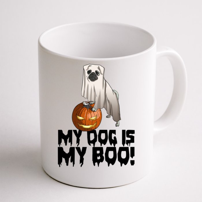 My Dog Is My Boo Halloween Day Scary Great Gift Front & Back Coffee Mug