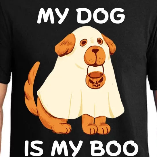 My Dog Is My Boo Happy Halloween Dog Animal Costume Boo Dog Gift Pajama Set