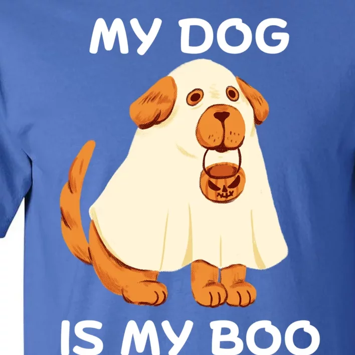 My Dog Is My Boo Happy Halloween Dog Animal Costume Boo Dog Gift Tall T-Shirt