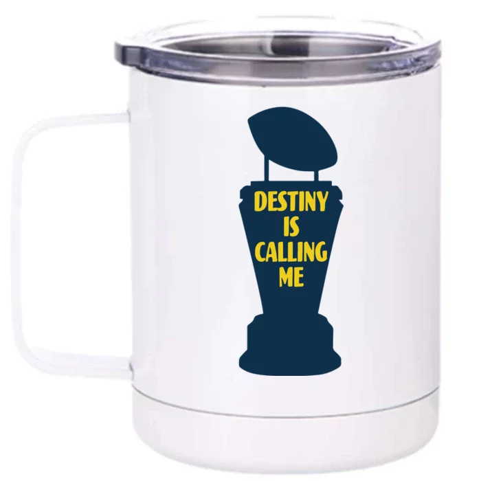 Michigan Destiny Is Calling Me Front & Back 12oz Stainless Steel Tumbler Cup