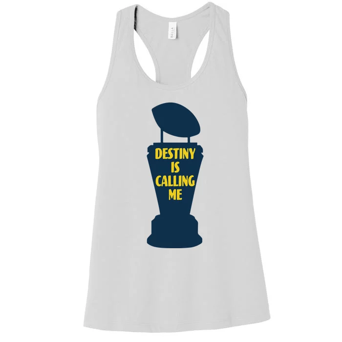 Michigan Destiny Is Calling Me Women's Racerback Tank