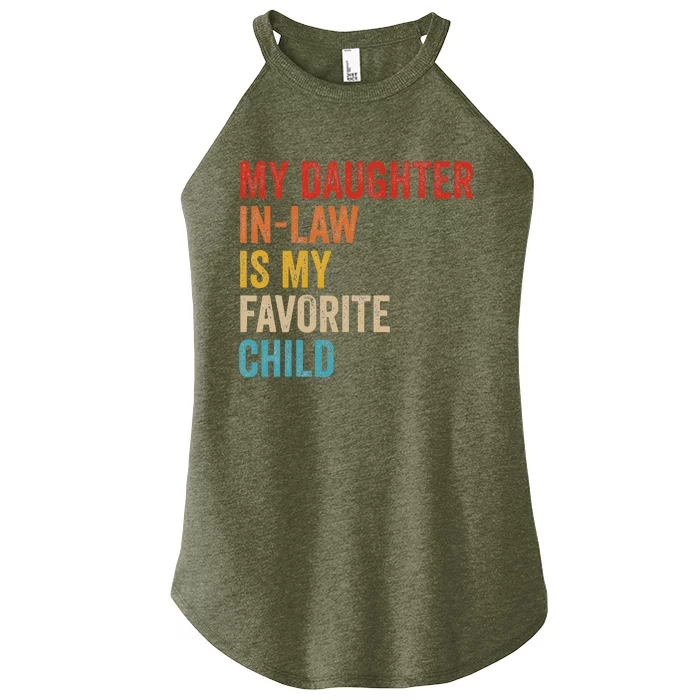 My Daughter In Law Is My Favorite Child Funny Family Vintage Women’s Perfect Tri Rocker Tank