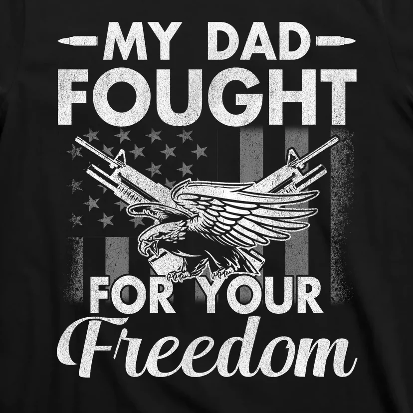 My Dad Is A Veteran Gift For Daughter And Son T-Shirt