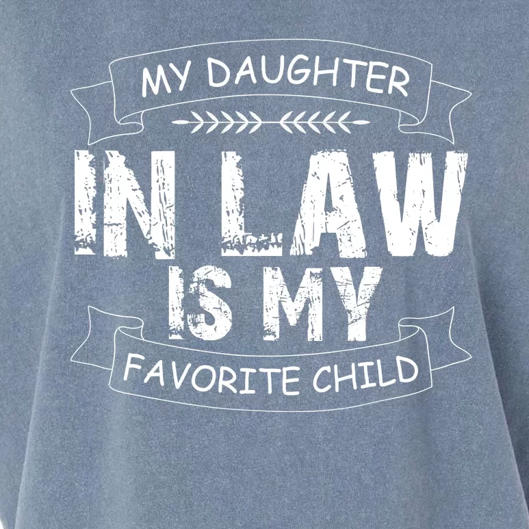 My Daughter In Law Is My Favorite Child Cute Gift Garment-Dyed Women's Muscle Tee