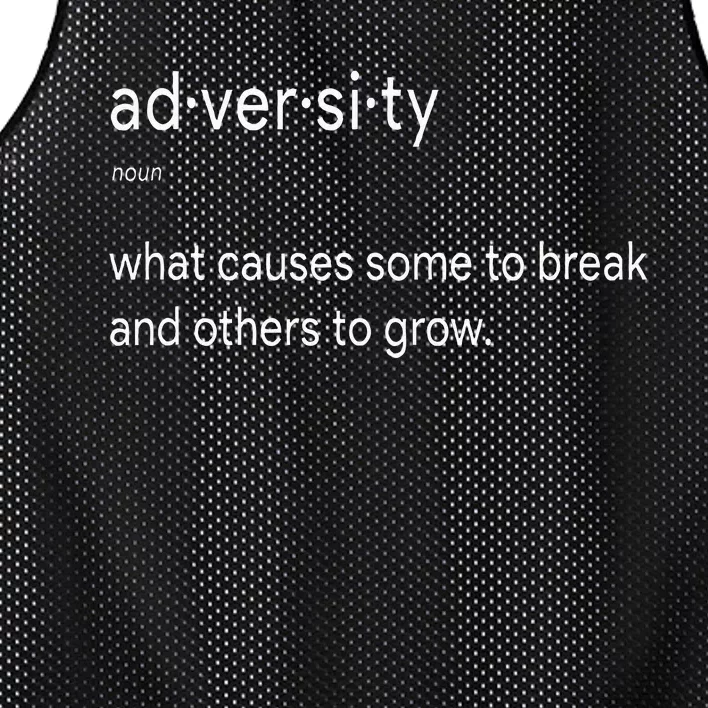 Motivational Definition Inspiration Adversity Mesh Reversible Basketball Jersey Tank