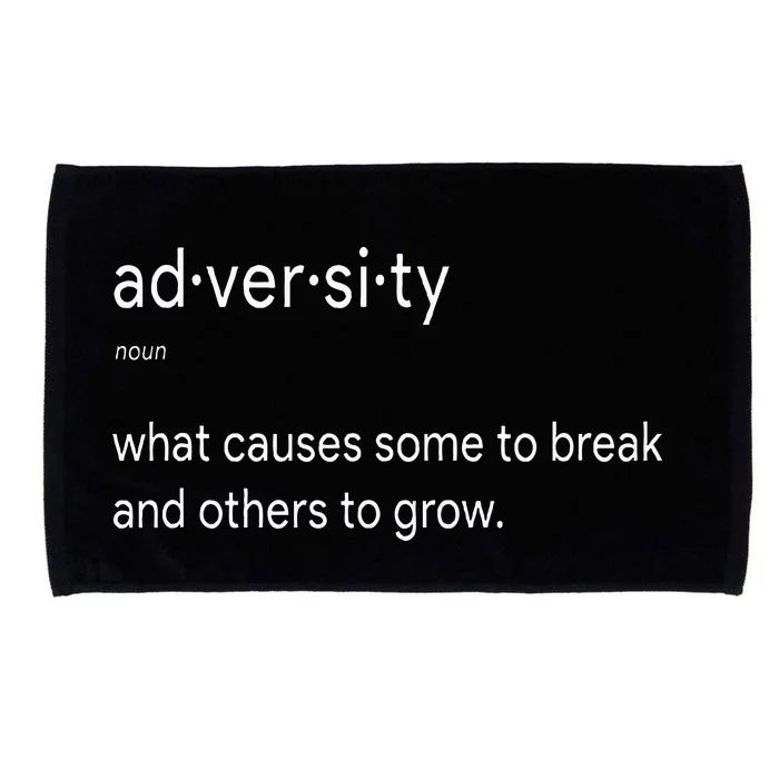 Motivational Definition Inspiration Adversity Microfiber Hand Towel