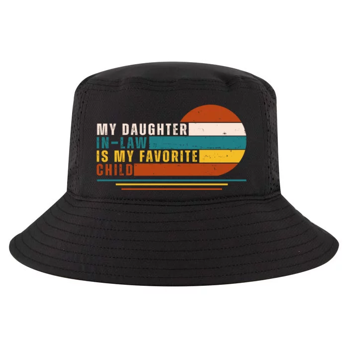 My Daughter In Law Is My Favorite Child Retro Sunset Cool Comfort Performance Bucket Hat