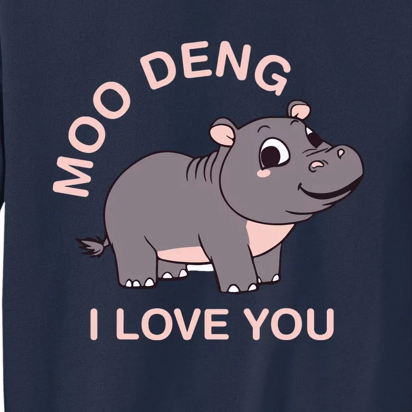 Moo Deng I Love You Sweatshirt