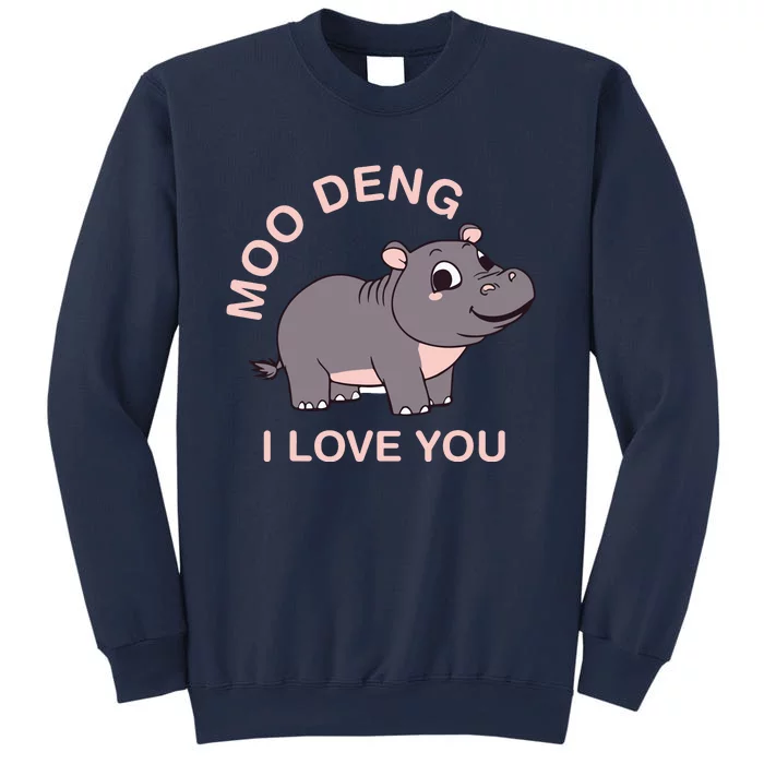 Moo Deng I Love You Sweatshirt