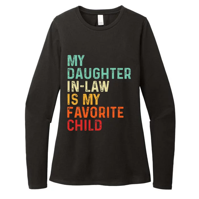 My Daughter In Law Is My Favorite Child Father's Day in Law Womens CVC Long Sleeve Shirt