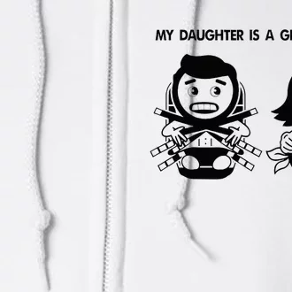 My Daughter Is A Great Driver Drivers License Full Zip Hoodie