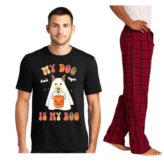 My Dog Is My Boo Funny Halloween Dog Lover Gift Pajama Set