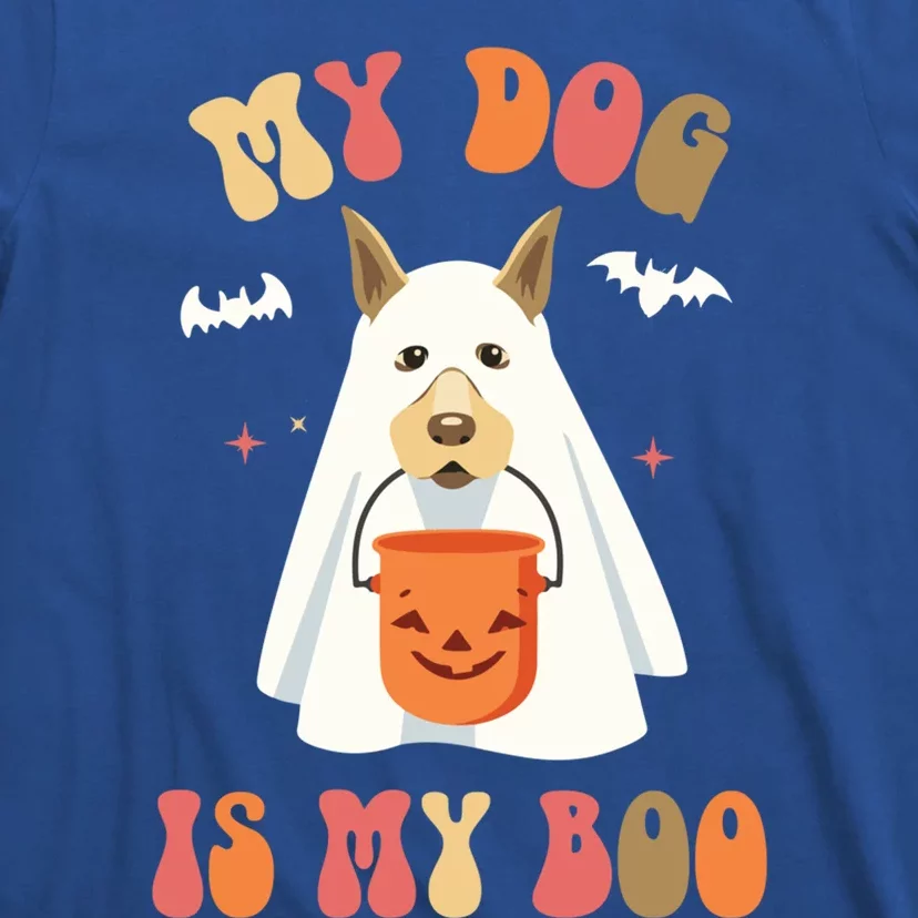 My Dog Is My Boo Funny Halloween Dog Lover Gift T-Shirt