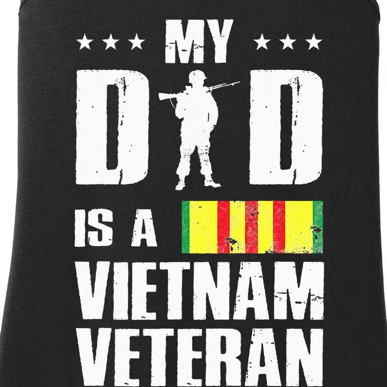 My Dad Is A Vietnam Veteran Ladies Essential Tank