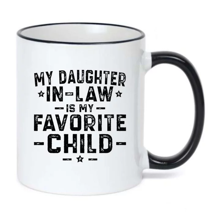 My Daughter In Law Is My Favorite Child Black Color Changing Mug