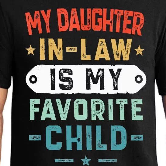 My Daughter In Law Is My Favorite Child Funny Family Gifts Pajama Set