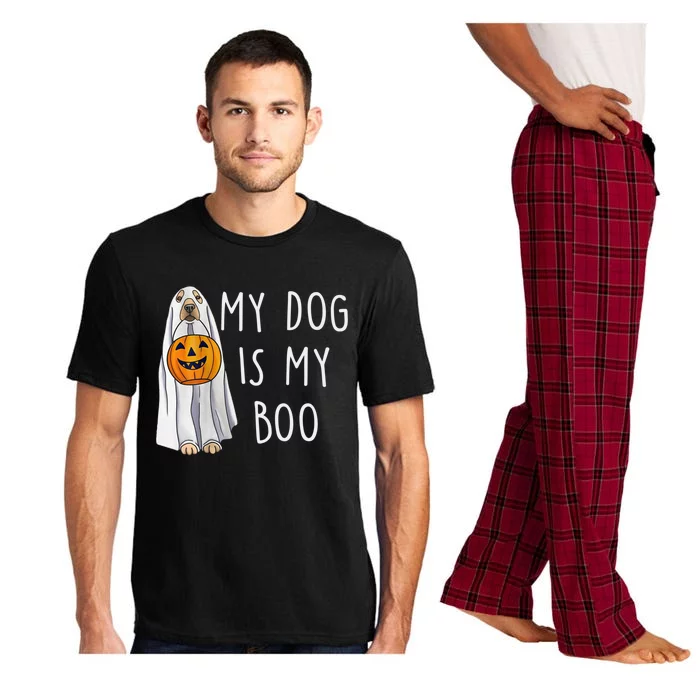 My Dog Is My Boo Halloween Funny Dog Owner Ghost Lover Gift Pajama Set