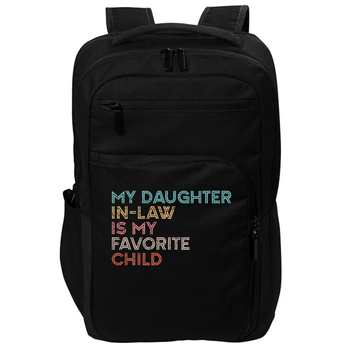 My Daughter In Law Is My Favorite Child Vintage Impact Tech Backpack