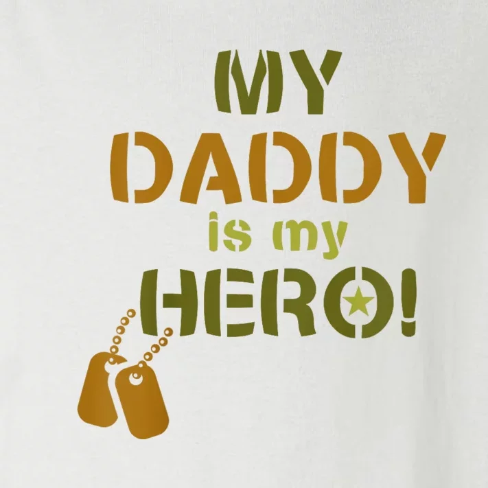 My Daddy Is My Hero Toddler Long Sleeve Shirt