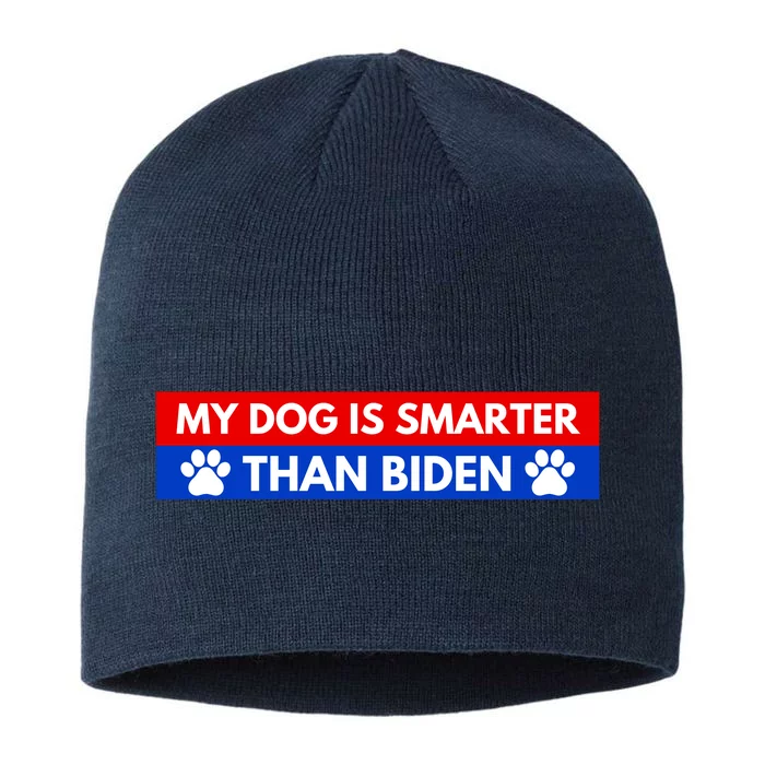 My Dog Is Smarter Than Biden 8 1/2in Sustainable Knit Beanie