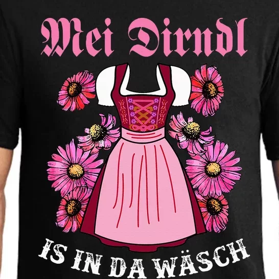 Mei Dirndl In Da Wasch Happy German Oktoberfest Pajama Set