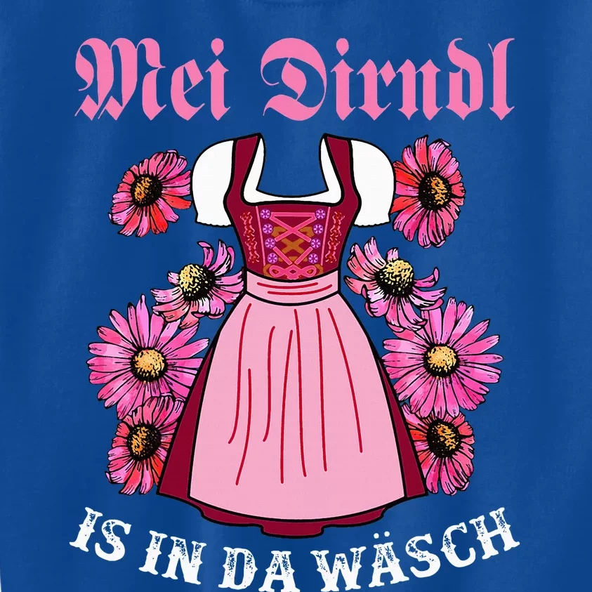 Mei Dirndl In Da Wasch Happy German Oktoberfest Kids Sweatshirt