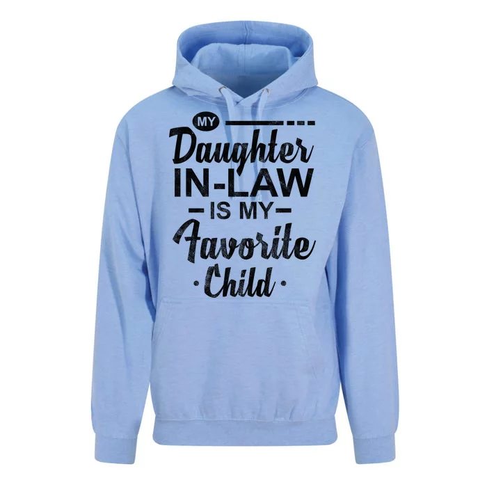 My Daughter In Law Is My Favorite Child Cute Gift Unisex Surf Hoodie