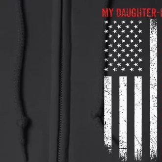 My Daughter In Law Is My Favorite Child American Flag Funny Full Zip Hoodie