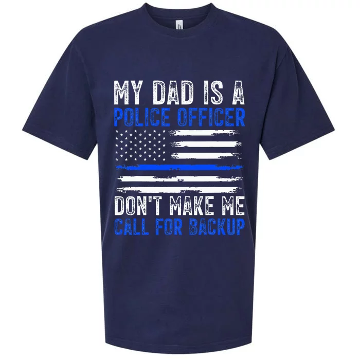 My Dad Is A Police Officer Sueded Cloud Jersey T-Shirt