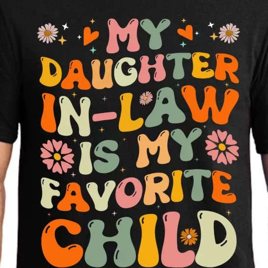 My Daughter In Law Is My Favorite Child Funny Fathers Day Pajama Set