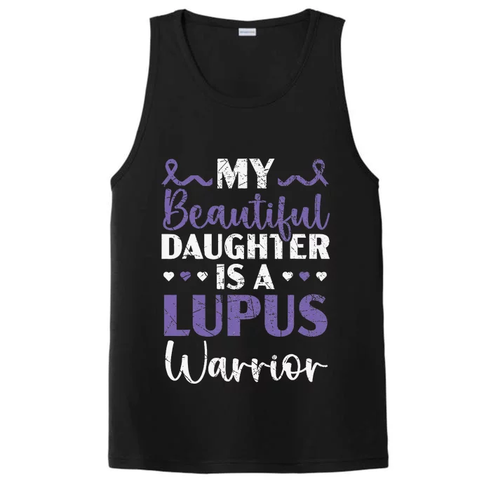 My Daughter Is A Lupus Warrior Lupus Awareness Performance Tank