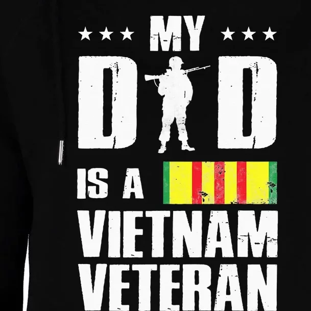 My Dad Is A Vietnam Veteran Womens Funnel Neck Pullover Hood