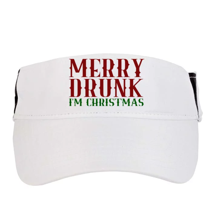 Merry Drunk Im Christmas Funny Holiday Adult Drive Performance Visor