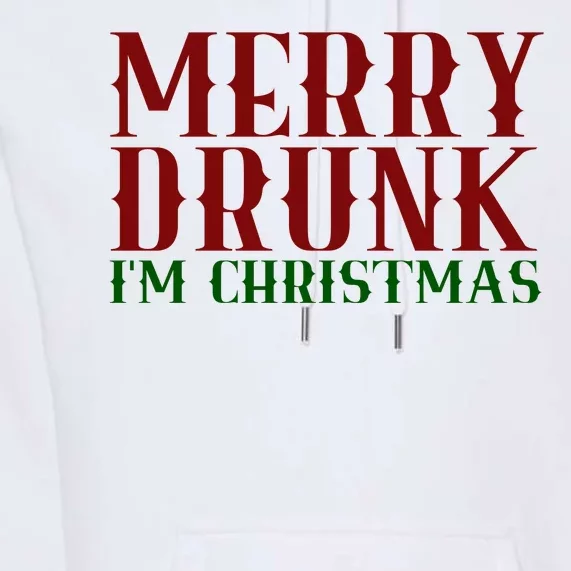 Merry Drunk Im Christmas Funny Holiday Premium Hoodie