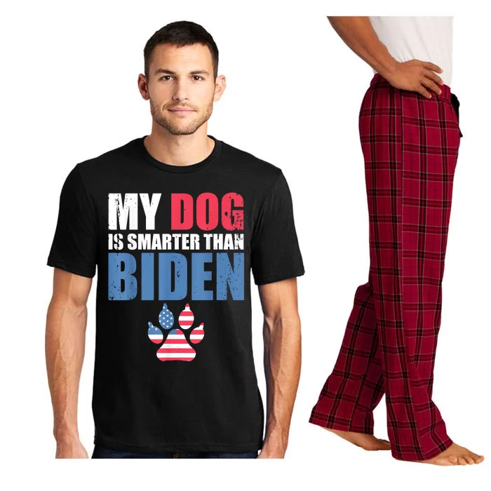 My Dog Is Smarter Than Your President Biden Funny AntiBiden Pajama Set