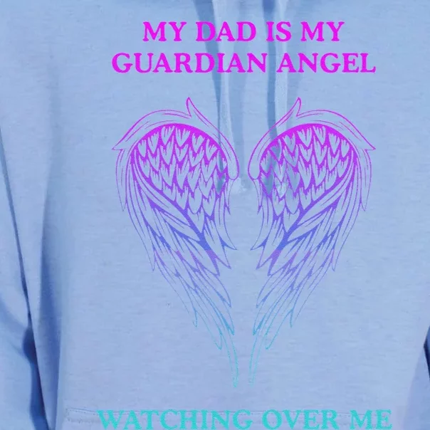 My Daddy Is My Guardian Angel Watching Over Me Unisex Surf Hoodie