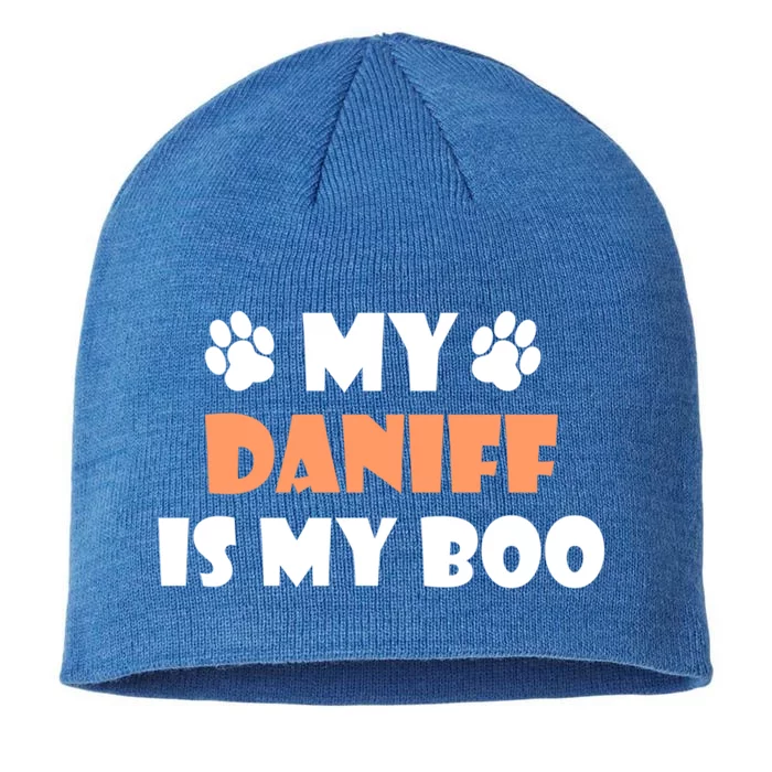 My Daniff Is My Boo Halloween Dog Owner Gift 8 1/2in Sustainable Knit Beanie