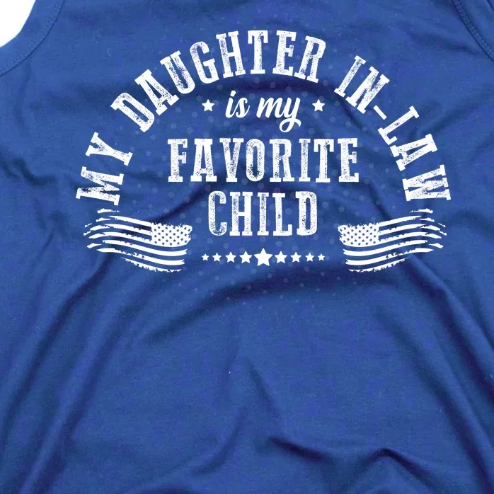 My Daughter In Law Is My Favorite Child Usa Flag Tank Top